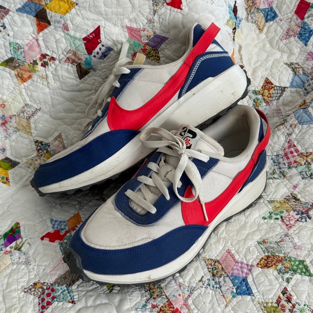 Nike Waffle One SE Red White Blue 1972 Heritage Sneakers Low Top Shoes Mens 11